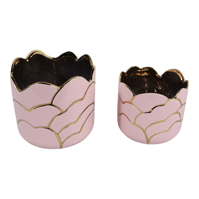 S/2 6/7" Clouds Planter image number 4