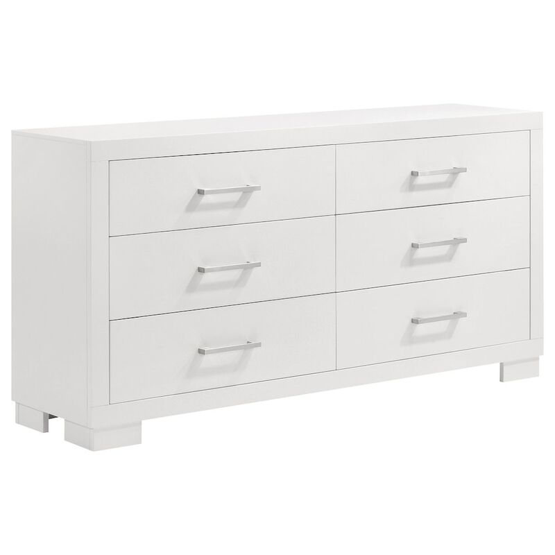 Coaster Co. of America Jessica 6-drawer Dresser Cream White image number 0