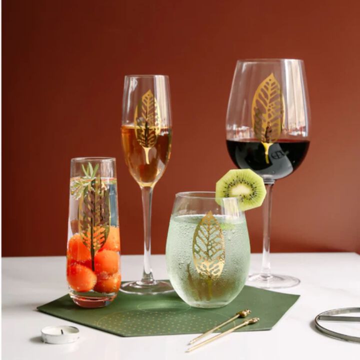 Grassi Betushka Collection Stemless Wine Glass (17 oz. set of 6)