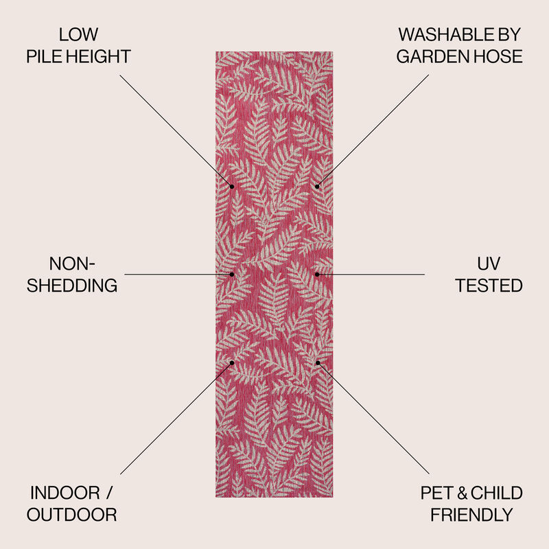 Nevis Palm Frond Indoor/Outdoor Area Rug