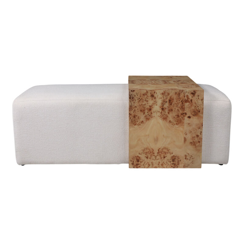 Rectangular Burl Bench image number 2