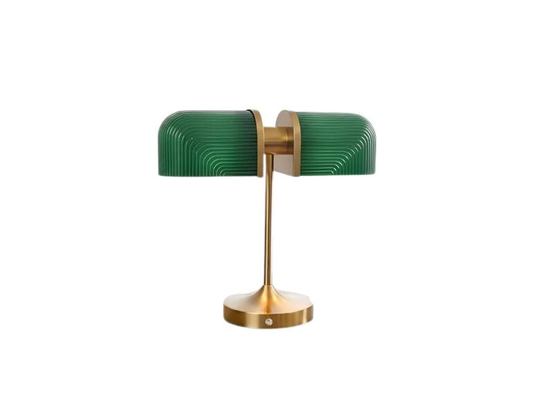 Dimmable Touch Control Vintage Glass Desk Lamp For Living Room Bedroom image number 0