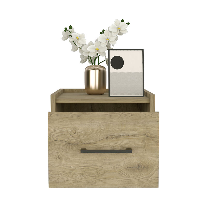 Streamdale Floating Nightstand Calion, Bedroom, Macadamia