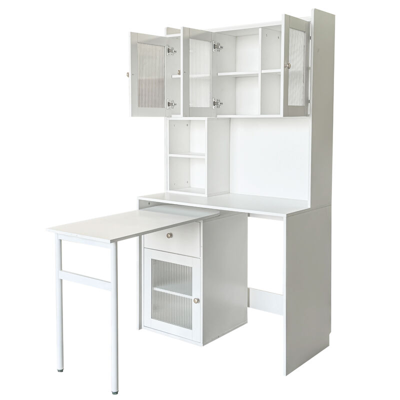 Tofrop Computer Desk with  Bookshelf image number 0