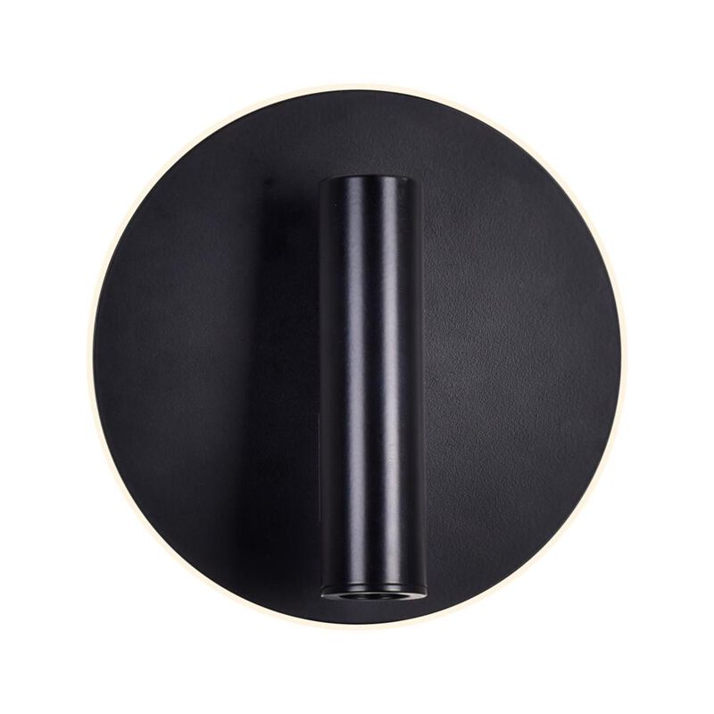 Private I LED Sconce With Matte Black Finish
