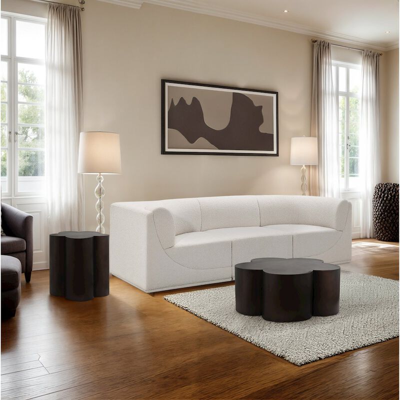Meridian Furniture Lucky Brown Iron Coffee Table