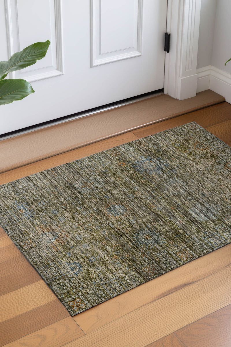 Aristo AR2 Olive 9' x 12' Rug image number 2