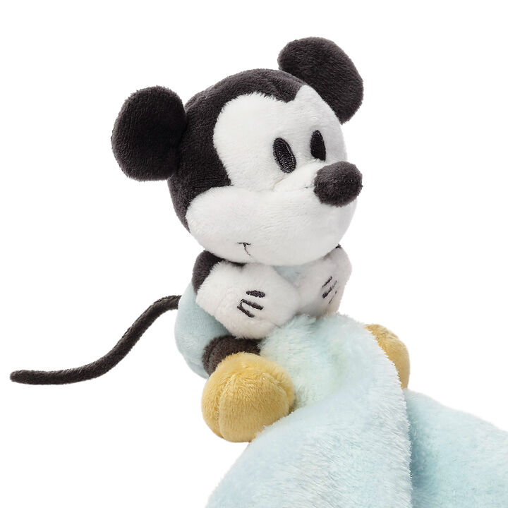 Lambs & Ivy Disney Baby Little Mickey Mouse Blue Lovey Plush Security Blanket