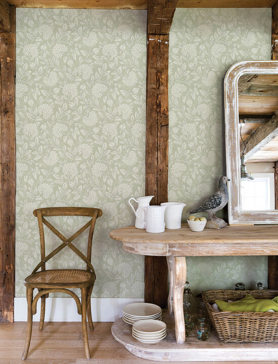 Vadouvan Sage Jacobean Trail Wallpaper