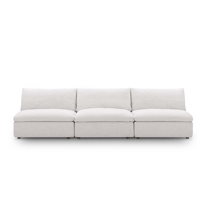 Modway Commix Down Filled Overstuffed 3-Piece Armless Sectional Sofa image number 0