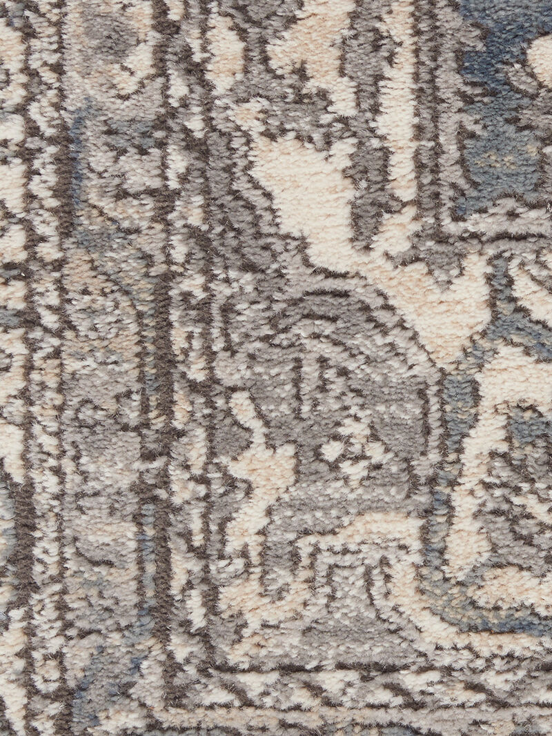 Quarry QUA07 Gray/Ivory 2'2" x 7'6" Rug image number 5