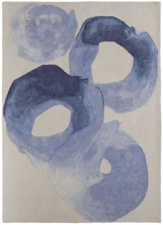 HomeRoots Abstract Hand Tufted Area Rug