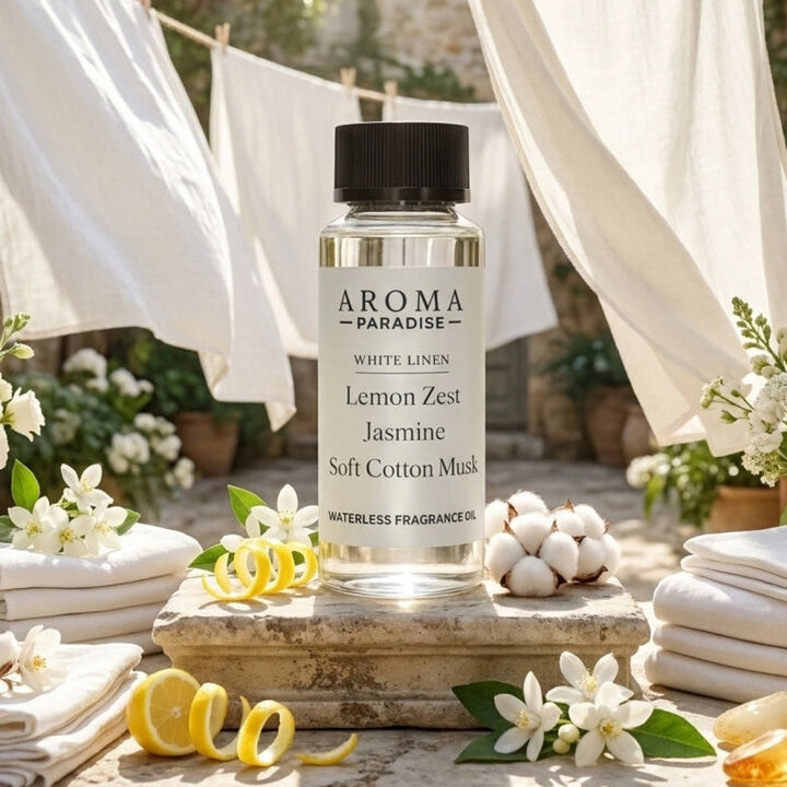 White Linen Waterless Fragrance Oil for Cold-Air Diffusers