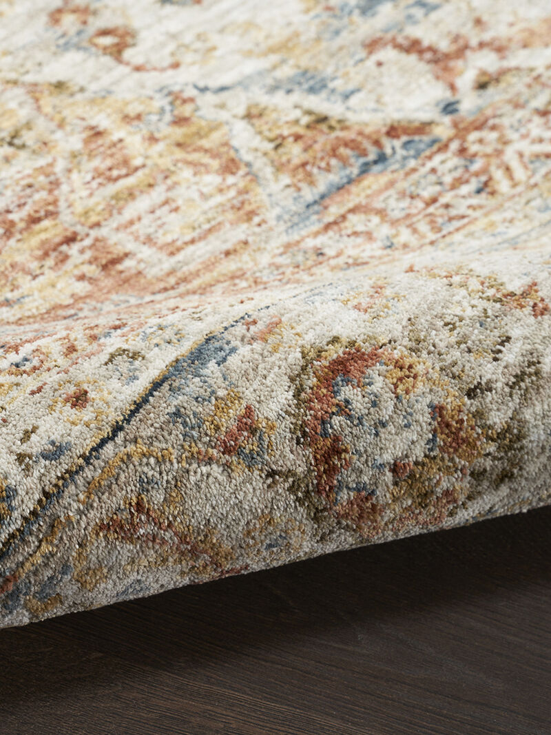 Sahar SHR06 Ivory/Multicolor 2'3" x 10'2" Rug image number 4