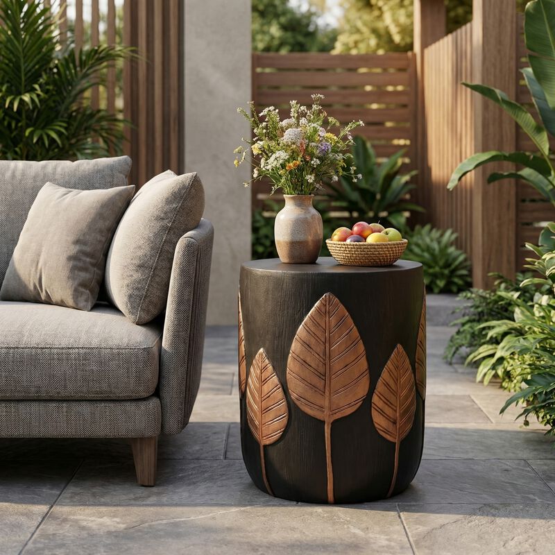 Vedfib LightWeight Concrete Side Table image number 1