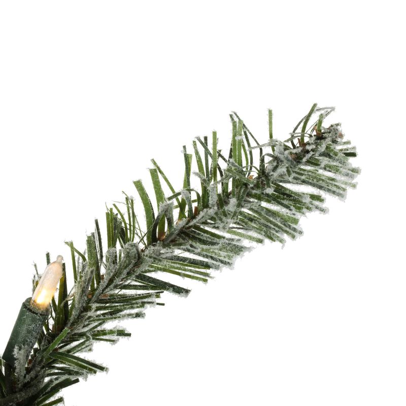 Vickerman 60" Flocked Kiana Wreath Dura-Lit 200WW image number 5