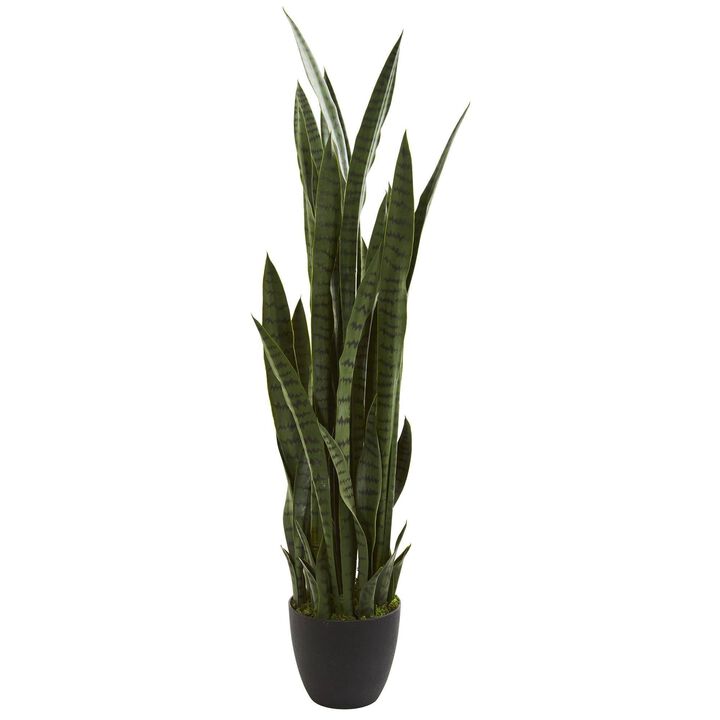 Nearly Natural 46-in Sansevieria Artificial Plant