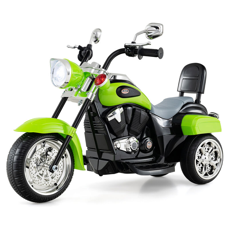 6V Toddler Electric Ride-On Bike with 3 Wheels, Horn and Front Headlight image number 0