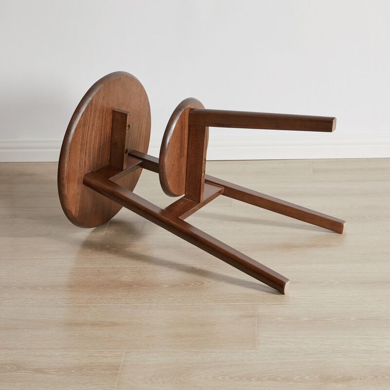 Voxfi Solid Wood 2-Tier Side Table image number 6