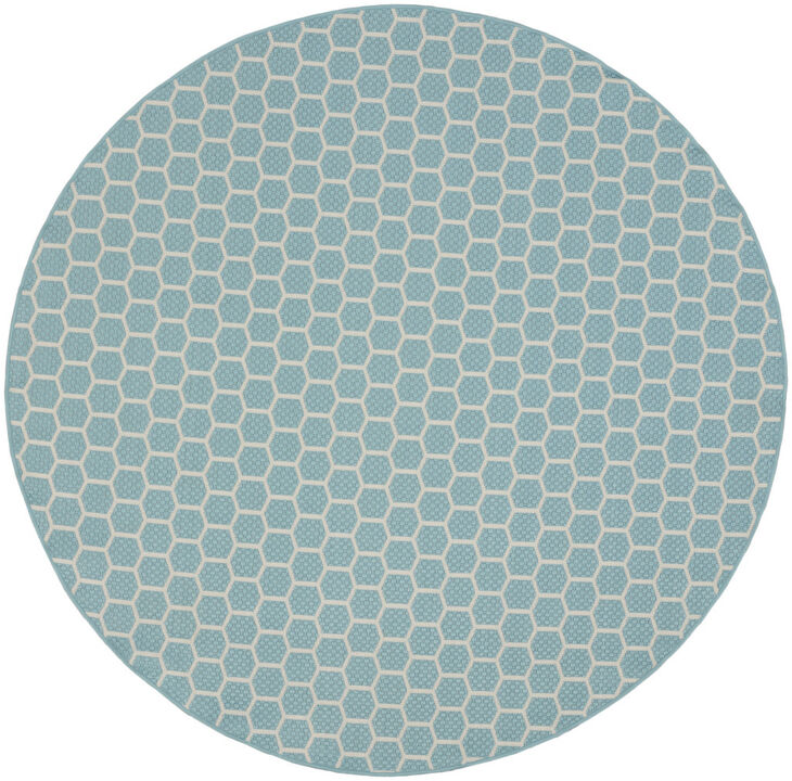 HomeRoots Geometric Indoor Outdoor Area Rug