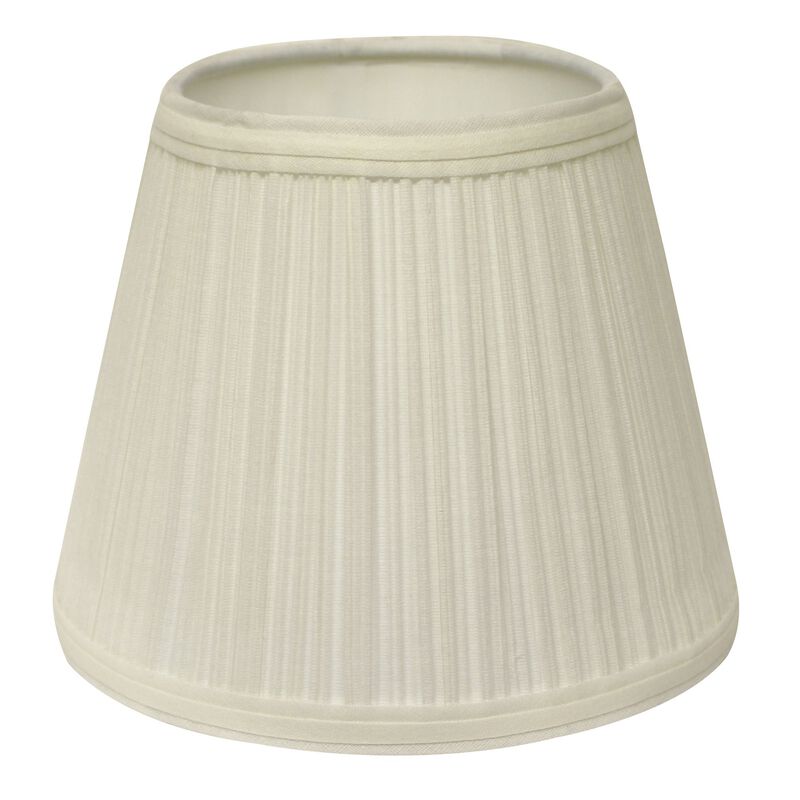 HomeRoots 19" White Empire Slanted Broadcloth Lampshade image number 2