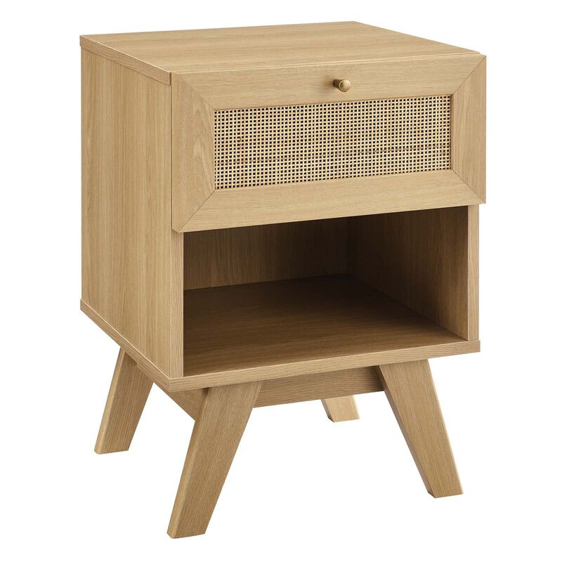 Modway Soma Nightstands, Oak, 15.5 x 15.5 x 21.5 image number 0