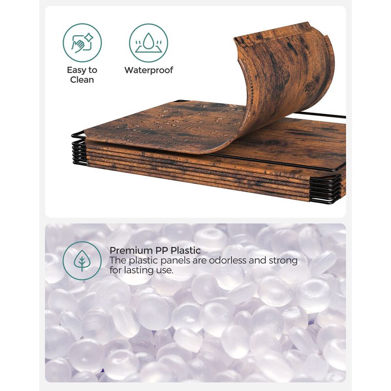 Space-Saving 16-Cube Plastic Shoe Rack &ndash; Shoe Storage Organizer