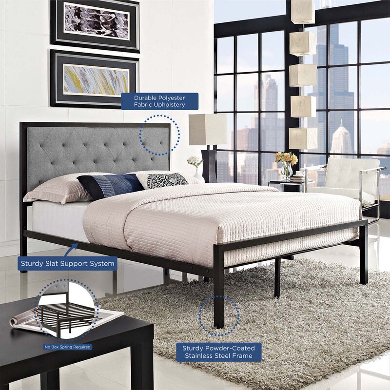 Modway - Mia Full Fabric Bed image number 7