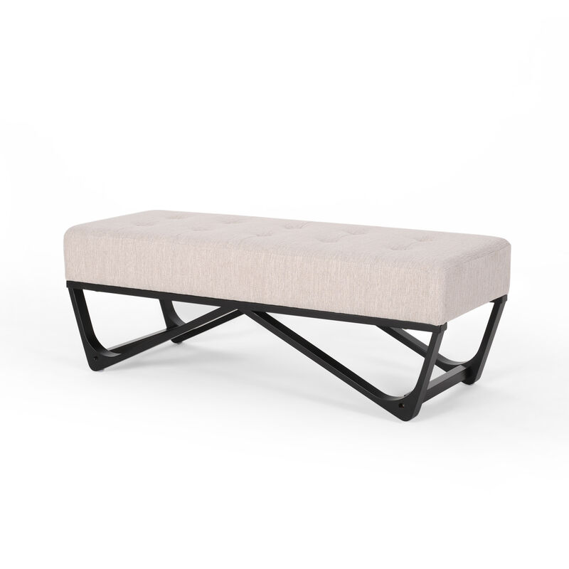 Merax Button-Tufted Ottoman Bench