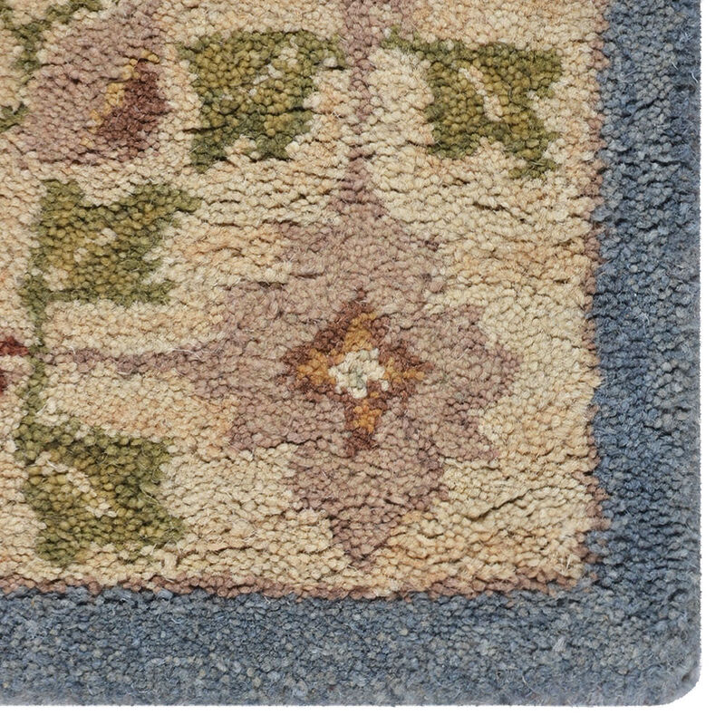 RUGSOTIC CARPETS HAND TUFTED WOOL ECO-FRIENDLY AREA RUGS  - 3'6''x5'6'', Rectangle Shape, Multicolor, Classic Oriental Traditional  Design, High Pile Thick Handmade Anti Skid Area Rugs (K0TM15)