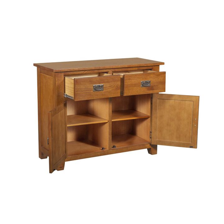 Crafters and Weavers Mission 2 Door 2 Drawer Cabinet - Michael's Cherry
