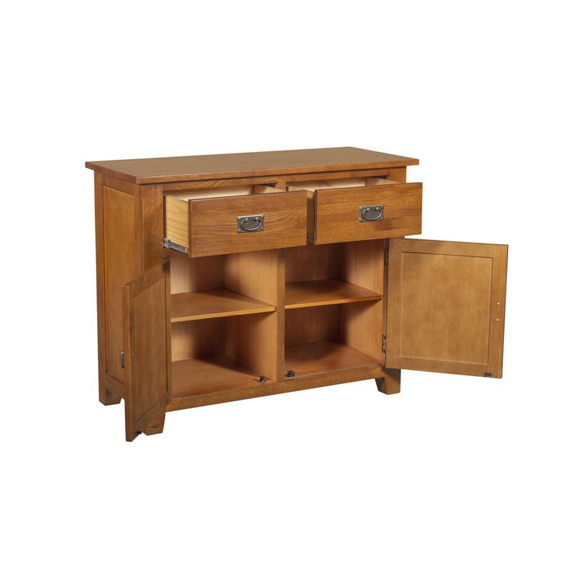 Crafters and Weavers Mission 2 Door 2 Drawer Cabinet - Michael's Cherry
