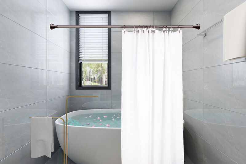 Zinc Double Shower Curtain Hooks, Set of 12 image number 6