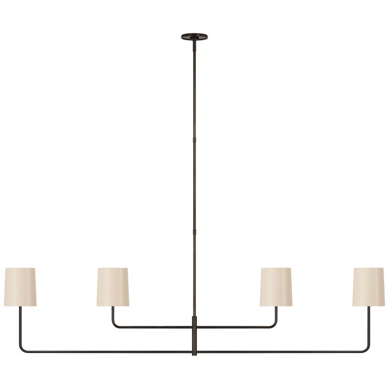 Barbara Barry Go Lightly Four Light Linear Chandelier Collection