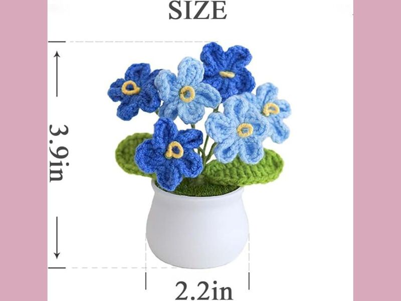 Artificial Outdoor Plants Wedding Centerpiece Decor Knitting image number 2