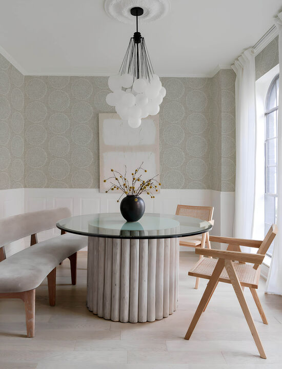 Salma Beige Medallion Wallpaper (Set of 2)