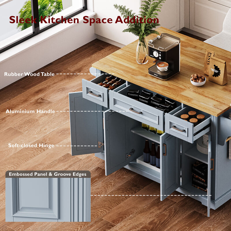 Wopseg Kitchen Bar Cart image number 2