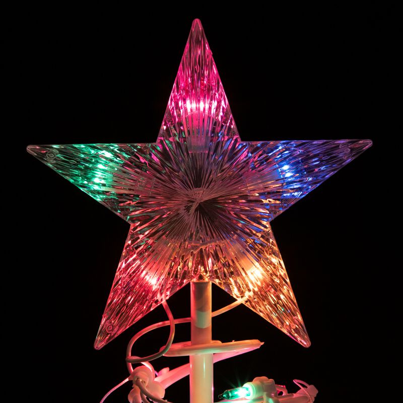 3ft Lighted Spiral Cone Tree Outdoor Christmas Decoration  Multi Lights image number 3
