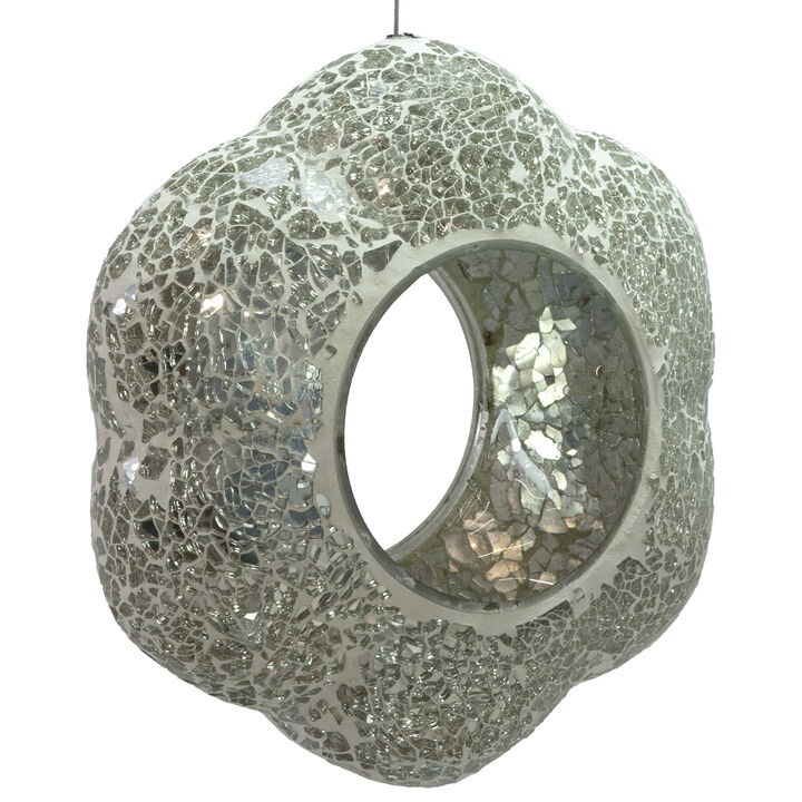 Flower Fly-Through Hanging Bird Feeder - 9 in (23 cm)