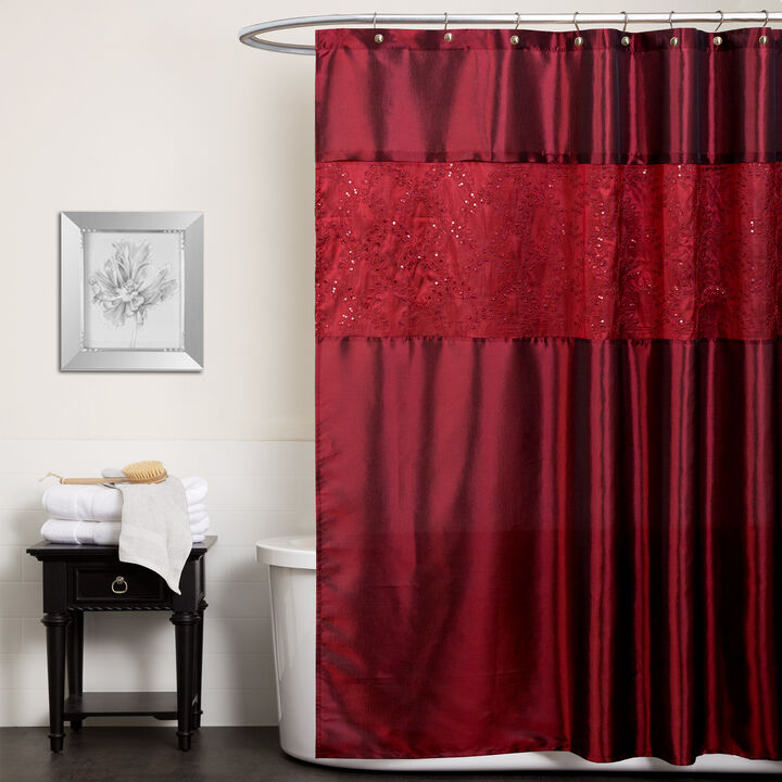 Maria Red Shower Curtain