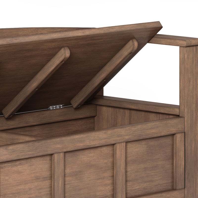 Simpli Home Adams Entryway Storage Bench image number 4
