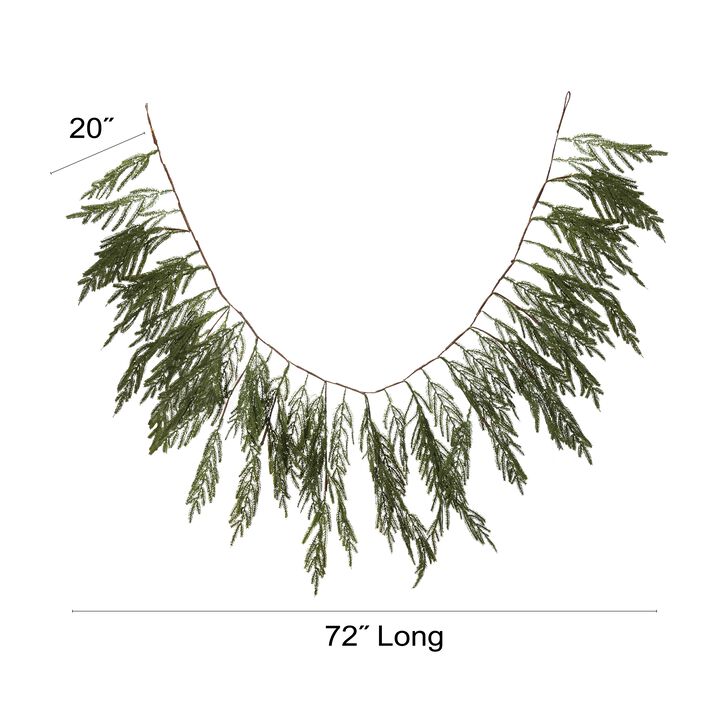 Faux Cypress Garland, Natural