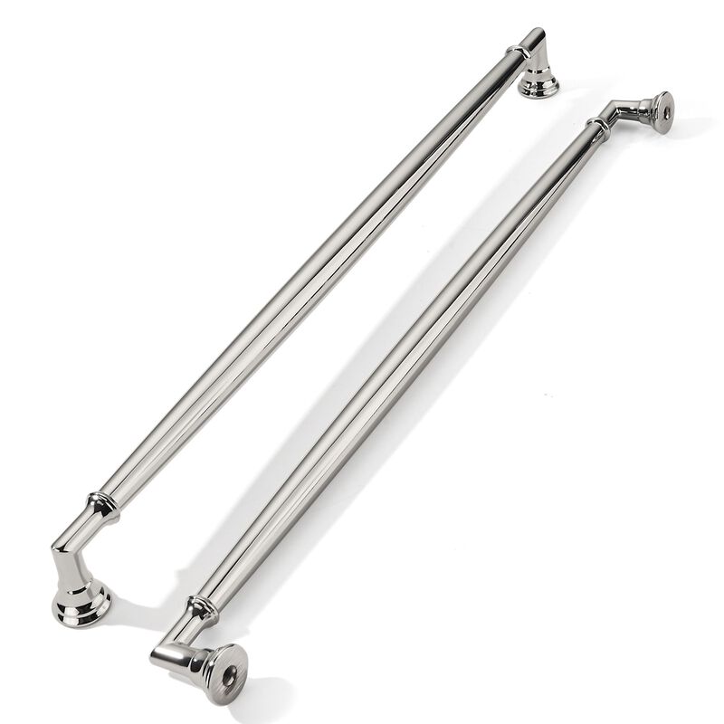 khtumeware 2 Pack 12 Inch(305mm) Polished Nickel Cabinet Pulls Heavy Duty Solid Cabinet Handles Kitchen Cabinet Hardware for Cup
