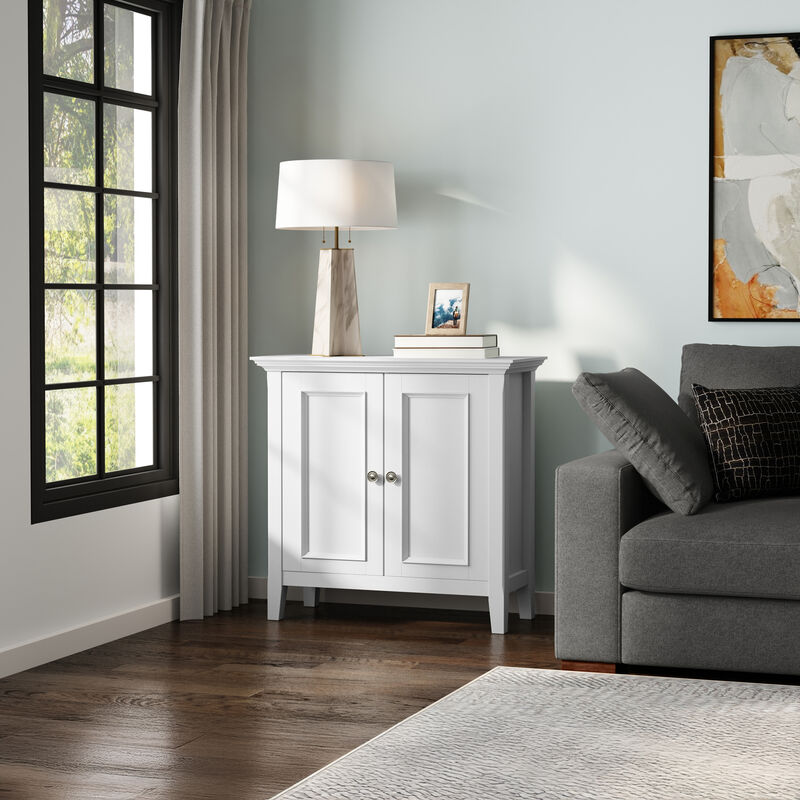 Simpli Home Amherst Low Storage Cabinet image number 3