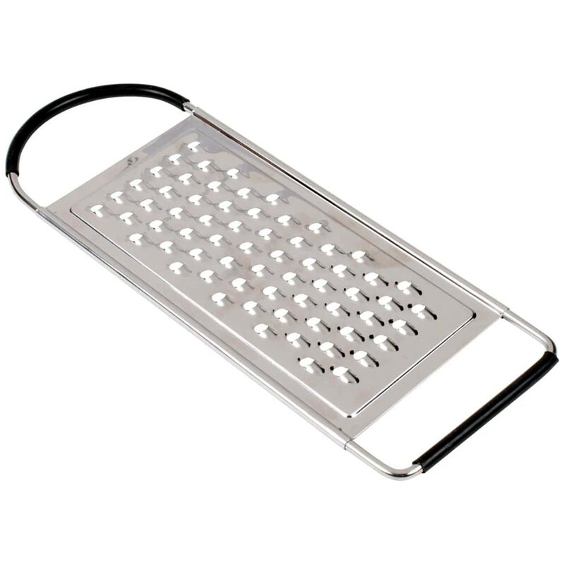 Stainless Steel Professional Cheese Flat Grater with Anti-Slip Handle image number 0