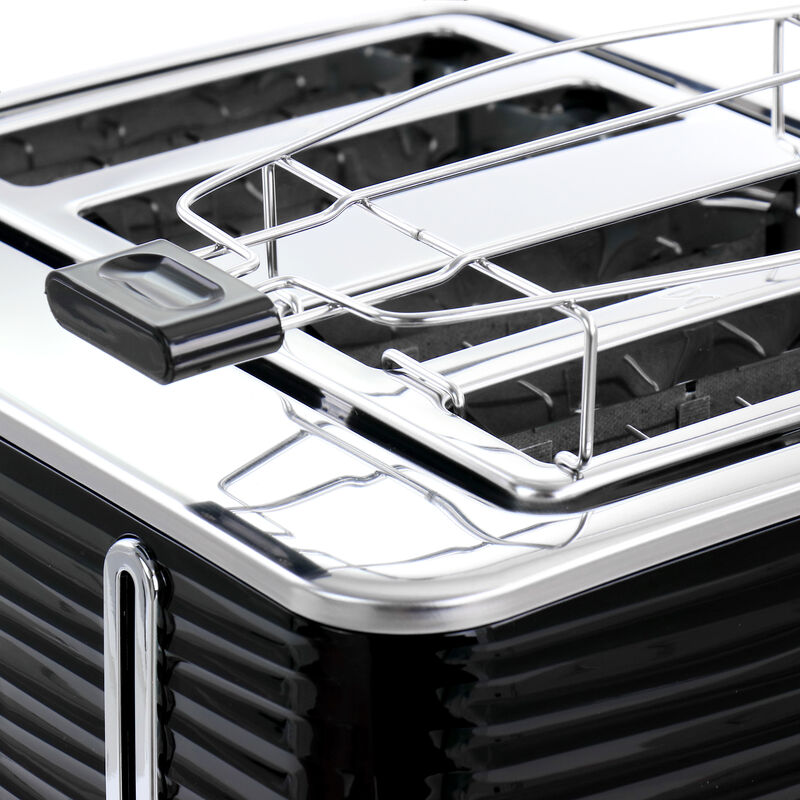 Russell Hobbs Retro Style 4 Slice Toaster in Black