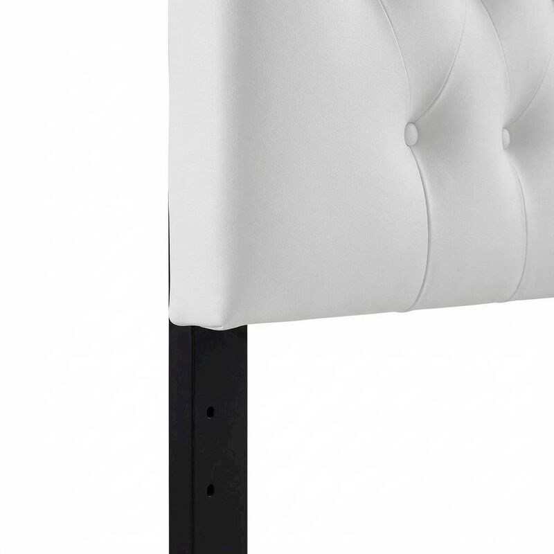 Wood Full Headboard with Solid Construction and Easy Wall Mount Design image number 4