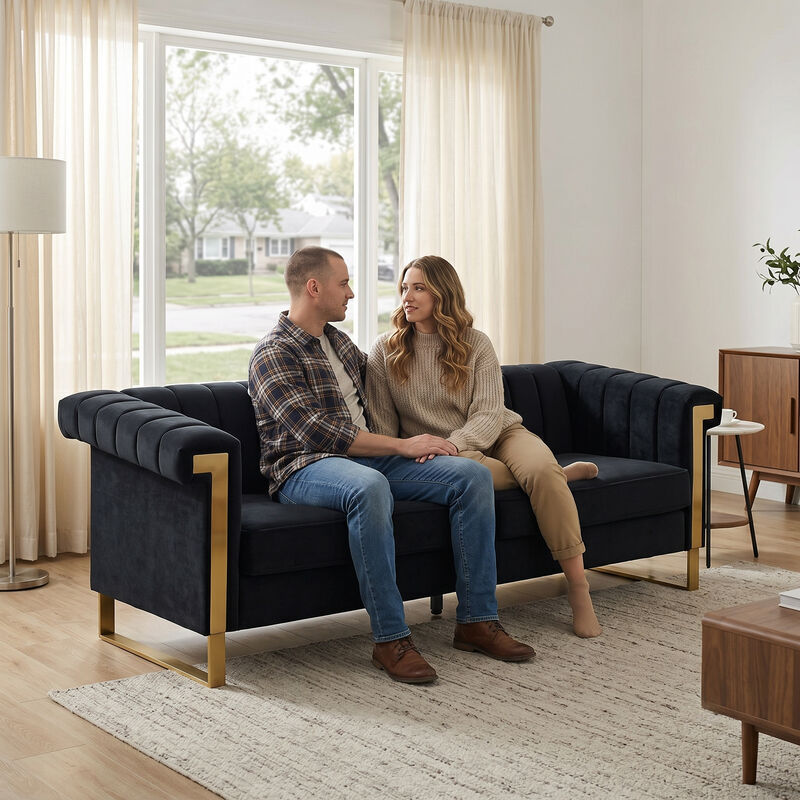 Brahal  Sofa with Metal Legs image number 3