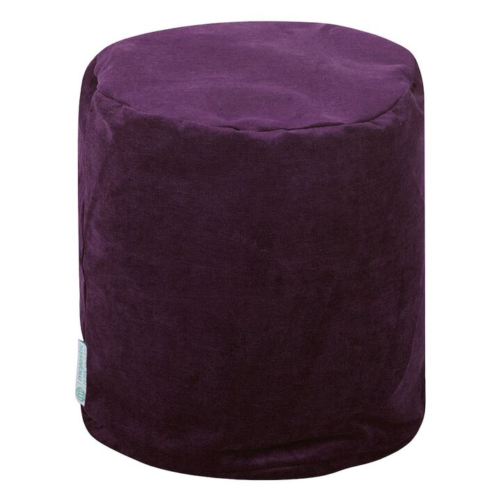 Majestic Home Goods Pouf Villa Aubergine