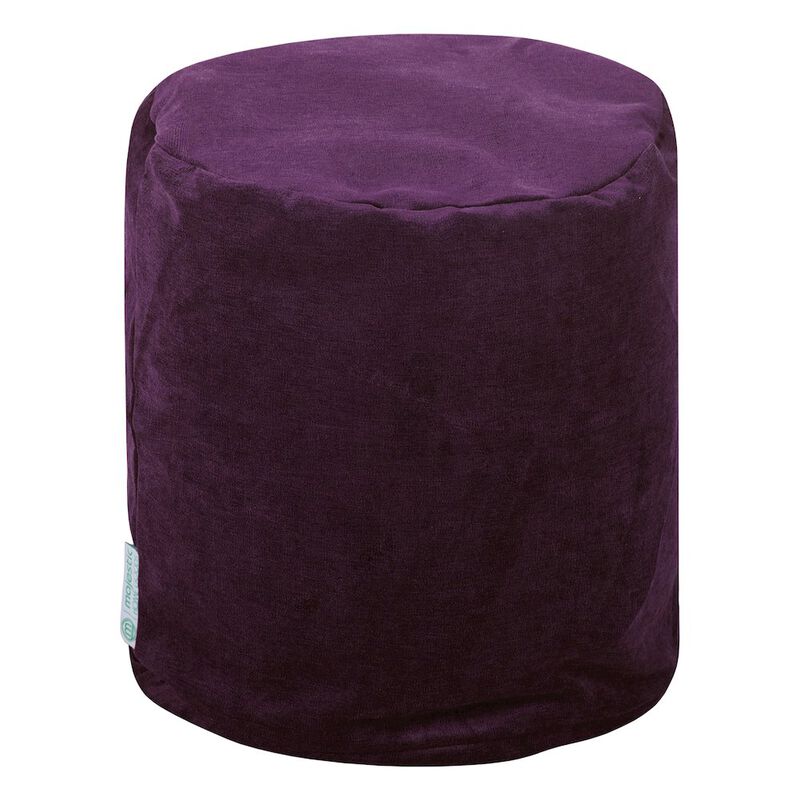 Majestic Home Goods Pouf Villa Aubergine